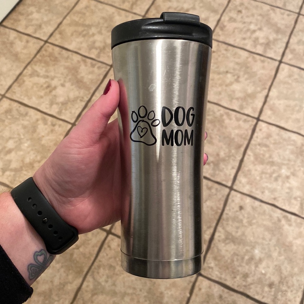 Dog mom coffee tumbler